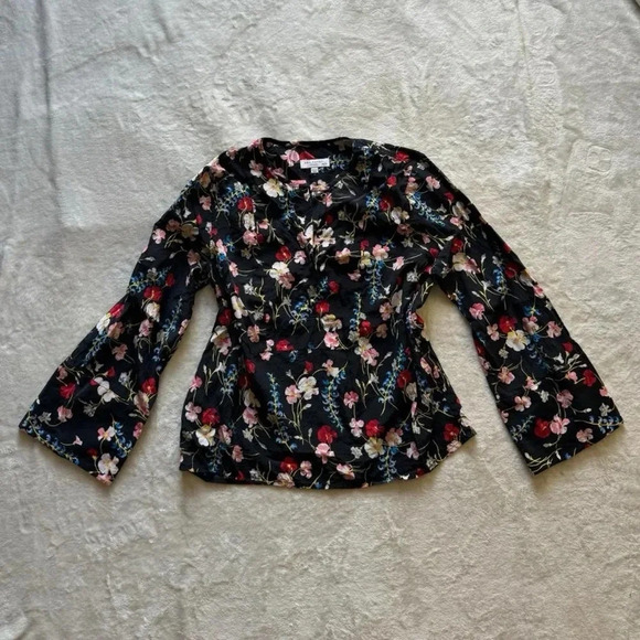 Equipment Tops - NWOT Equipment Femme Floral Silk Long Sleeve Blouse